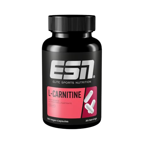 ESN L-Carnitine Caps, 120 Kapseln, 3000 mg L-Carnitin L-Tartrat pro Portion, vegan