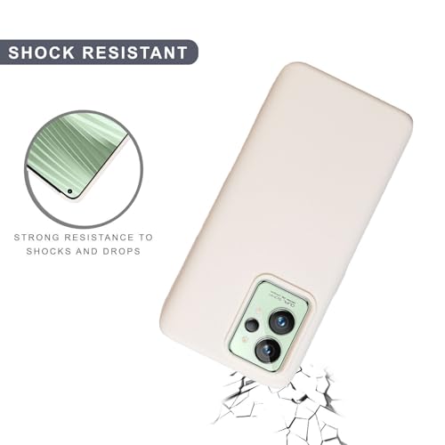 Image of SPRIG Compatible with Realme GT 2 Pro Premium SilkTone Back Cover Drop Tested Shock Proof Mobile Case for Men, Women, Boys and Girls with Camera Protection (White)
