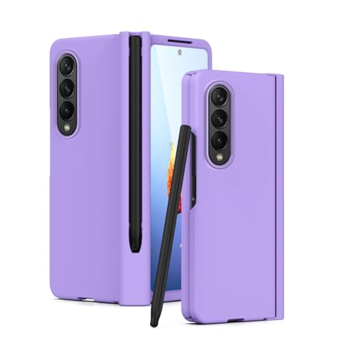 Coque Galaxy Z Fold 4 anti-chute violette pour éviter de casser la charnière et l'écran