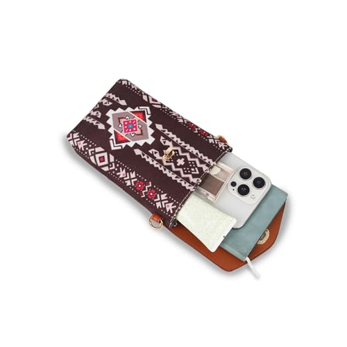 Small Crossbody Bags for Women Vintage Cell Phone Purses Nylon Handbag Shoulder Bag with Detachable Strap3