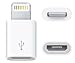 Micro USB to Lightning Adapter Tip Connect Your Standard Micro USB Connector to Your iPhone/iPad/iPod Etc. (White)
