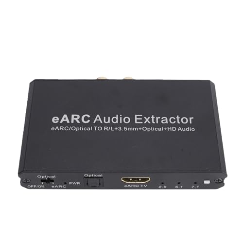 Extractor de sonido eARC Fabater de aleación de aluminio con audio de 192KHz