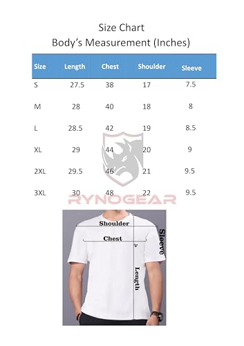 Image of RynoGear Men's Crewneck Short Sleeve T-Shirts for Men || Tshirts for Man