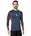 Rip Curl Waves L/S Performance Fit UV Tee Navy Marle LG