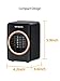 Small Space Heater for Office Home, 350W Ceramic Electric Heater with Tip-over and Overheat protection, Fast Safety Heat Personal Portable Desk Heater, Space Heaters for Indoor Use Bedroom Table Black