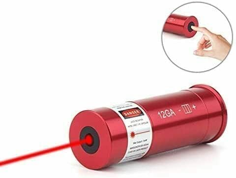 Calidad premium, láser rojoverde, mira de diámetro del cartucho de barril de calibre 12, visor para escopetas de 12ga con botón de encendidoapagado