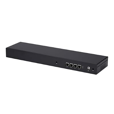 Qotom 1U Rack Mini PC 4 LAN Core i5-5200U Processor Dual Core 2.2 GHz 4GB RAM 32GB SSD