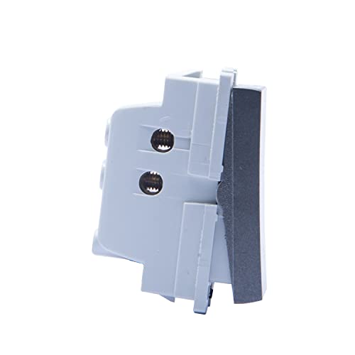 Image of Wipro Northwest Nowa 16A One Way Switch With Indicator, Silver Grey (pack of 20)