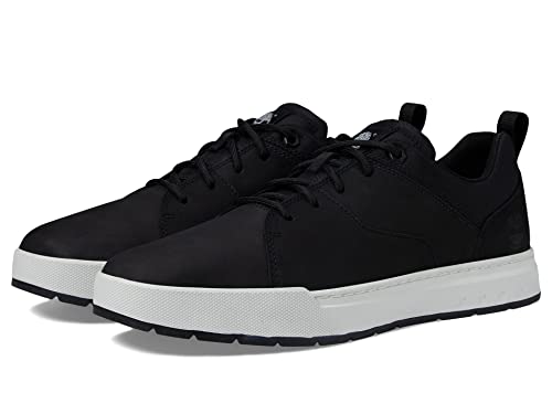 Image of Timberland Maple Grove Leather Ox Sneakers for Men - Leather Upper with Lace Up Closure, Elegant and Round Toe Design