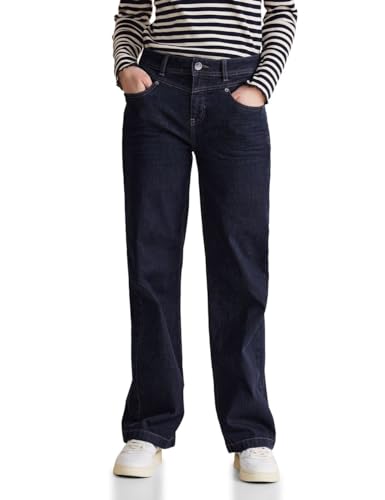 Jean culotte femme denim Street One A377121 pantalon large bleu