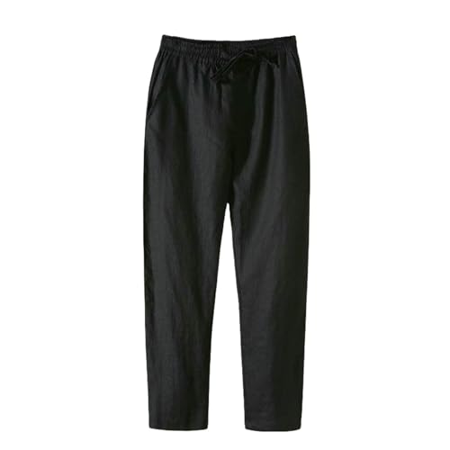 Pantalon ample homme lin coton léger anti-transpiration pour l'été décontracté