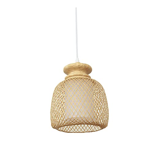 Lustre bohème en rotin pour illuminer la salle à manger et l'îlot de cuisine