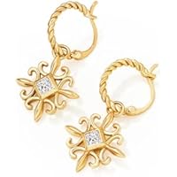 Cicy Bell 18K Gold-Plated Dangle Earrings for Women only .99: eDeal Info
