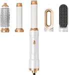 TANSHINE 5 in 1 Hair Dryer Brush Air Styler,Blow Dryer Brush Volumizer,Round Brush Blow Dryer,Hot Air Brush Hair Curler,Detachable Hair Dryers Air Curler for Women,Auto Wrap Curling Iron Hair Styler