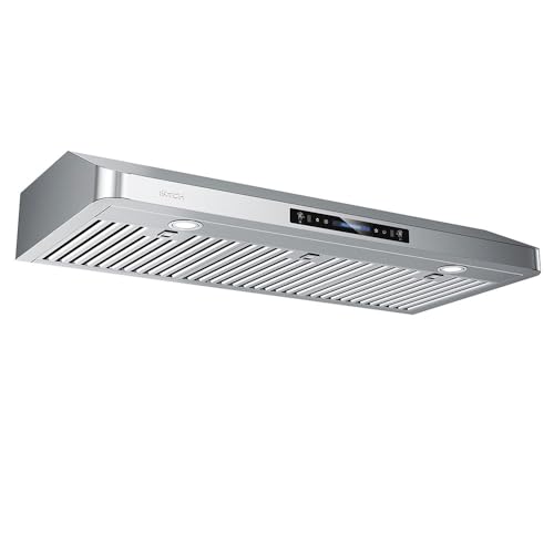 Image of IKTCH 42 inch Under Cabinet Hood, 900CFM High-Capacity Vent Gesture & Touch Control