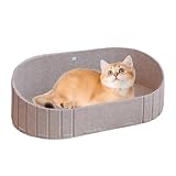 Generico Cuccia per Gatti - Letto Morbido Per Gatti,Antigraffio Impermeabile Resistemasticazione Interno Esterno Divano Finestra Auto Viaggio