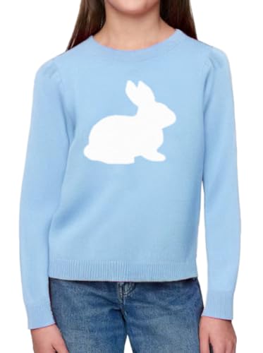 Kids Crewneck Pullover Sweater Cute Pattern Long Sleeve Sweatshirt Holiday Costumes for 5-14 Years Child