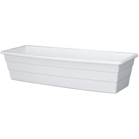 DCN Plastic 2800-0-09 Window Planter, White Cover