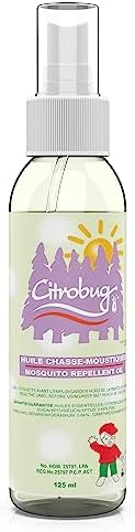 Citrobug All Natural Insect Repellent Oil for Kids, DEET-Free 125ml (4.2oz)