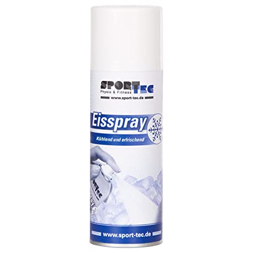 Sport-Tec Eisspray Kältespray Kühlspray Erste-Hilfe-Spray bei Sportverletzungen Schmerzen und Schwellungen 200ml