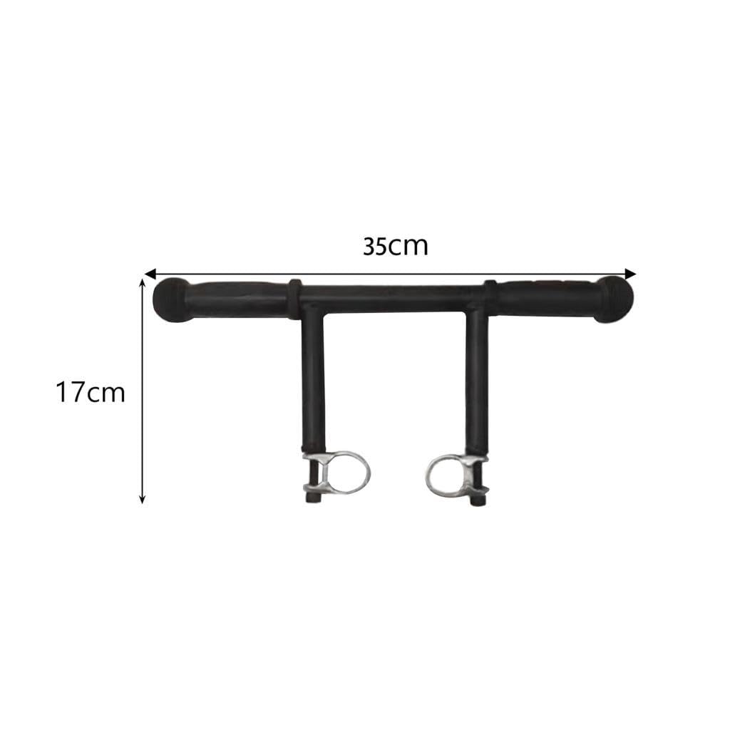 Extension Poignée Poussette Métal Robuste - Barre Extension Guidon Landaut Bébé 3 Clips