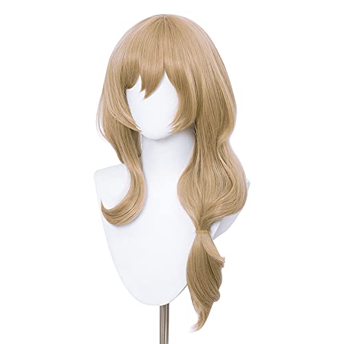 DAZCOS Lisa Cosplay Wig for Genshin Impact Costume (Color 1)