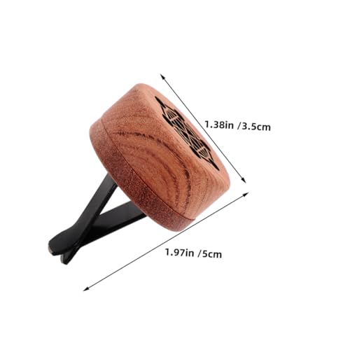 Difusor aromático eléctrico Amosfun en madera para auto y hogar miniatura 2
