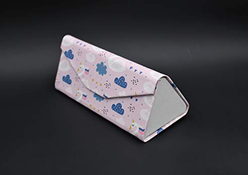 Image of Real Sic Glasses Case for Men and Women - Magnetic Folding Hard Shell Sunglass Holder - Inspired by Adorable Animals