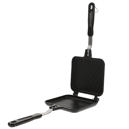 POPETPOP Fabricante De Sándwiches Sartén Desmontable Revestimiento Antiadherente Cocina Uso y Limpieza