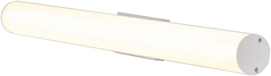 Pemberly Row 24" Bathroom Light Fixture, White Aluminum Finish, Integrated Dimmable AC LED, 3000K Soft White, ETL Certified, Slim Modern Vanity Light for Damp Locations, 1186 Lumens Energy Efficient