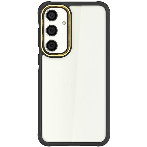 Image of Ghostek Covert Galaxy S24 Plus Case Clear with Military Grade Shockproof Protection, Non-Slip Grip, Protective Silicone Phone Cover Designed for 2024 Samsung Galaxy S24+ (6.7 inch) (Black)