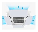 Der Körper muss zusammengebaut werden. Einfach zu installieren, kein Klebeband erforderlich, einfach einzustellen, sieht sehr niedlich aus. Kompatibel mit zentralen Klimaanlagen in verschiedenen Größen.