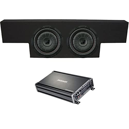 KICKER 43CVT104 Compatible with Chevy Silverado 01-06 1500 Crew Cab Non-HD 10