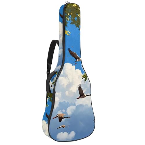 Sac guitare étanche avec couche de protection et poches