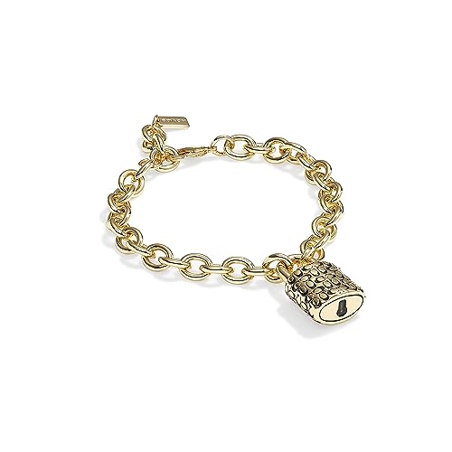 Coach Quilted Padlock Bracelet