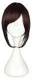 Koswiggle Anime Attack on Titan Sasha Blouse Short Ponytail Wig Cosplay Costume Women Heat Resistant Hair Cosplay Wigs