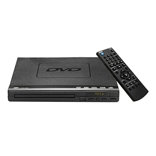 ATORSE® Hd Hdmi DVD Player Adh Cd Vcd Music Disc Upscaling USB Remote 1 Inch Screen