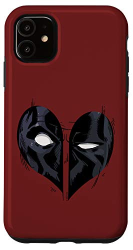 Iphone 11 Marvel Deadpool Heart Logo Case #TOP19