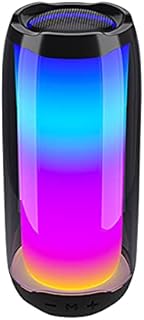 Lively Life Bluetooth Speaker, Wireless Speaker with RGB LED Light, Portable Speaker with Enhanced Bass, Bluetooth 5.0 & IPX5 Waterproof, 7-9H Playtime, Loud Speaker for Travel, Outdoor, Gifts - Large