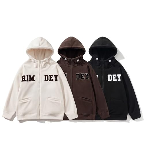 Unisex Y2K Fleece Letter Printed Hooded Warm Long Sleeve Preppy Sweatshirts Aesthetic Gothic Jacket Coat2