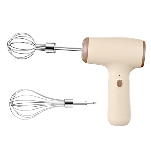Electric Hand Mixer, Small Eggs Beater, Handheld Kitchen Whisk, Double Whisker Heads for Efficient Mixing, Compact and Powerful Design, Ideal for Eggs, Cream, Butter, Dough, Cheese