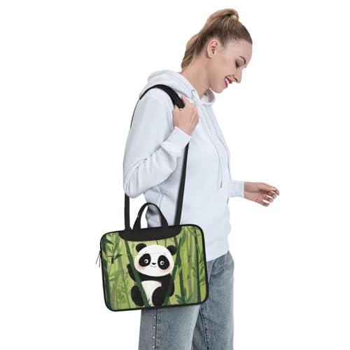 Bolsa para portátil impermeable Panda Forest 14" miniatura 7