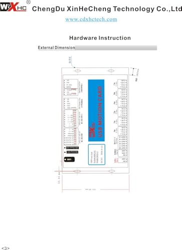 Motion Control Card 2000KHZ Breakout Board Ethernet Interface CNC Controller Card for CNC Engraving Support Servo Stepper Motor,Open Loop for Ma-ch3 System (MK4-ET 4Axis Ethernet Interface)