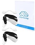 MYCOURAG 2 Pairs Replacement Nose Pads Nose Pieces for Oakley EV Zero Path/Pitch/Range/Stride Sunglasses - White