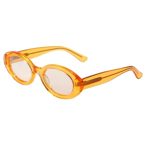Lunettes de soleil polarisées contre les reflets avec verres clairs ovales tendance
