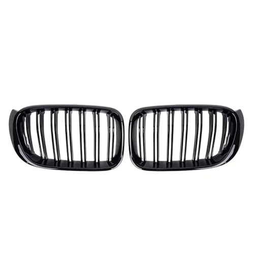 Parrilla delantera de doble línea en acabado brillante para X3 y X4 F25 F26 2014-2018