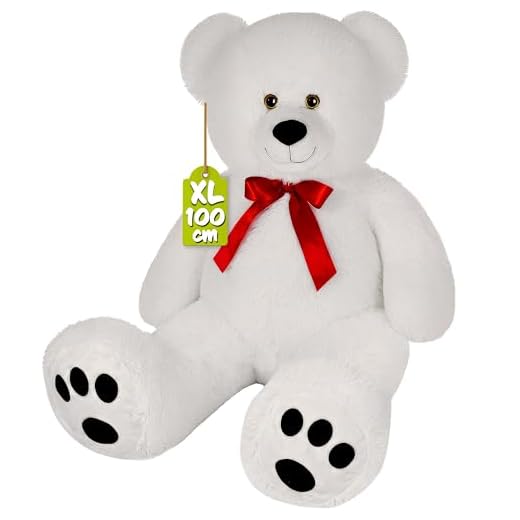 Deuba Riesen Teddy XL-XXXL Teddybär 100-175cm samtig weiches Kuscheltier Plüschbär Plüschtier Farbwahl