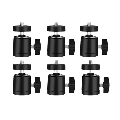 Petites têtes de trépied universelles orientables à 360 pour objectif d'appareil photo