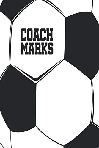 Coach marks notebook for football (soccer) players: lined 180 white ...