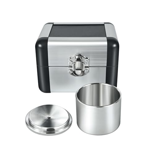 LVDALAB Paint Density Specific Gravity Cup, Stainless Steel Coating Density Cup Liquid Densimeter Pycnometer Coating Specific Gravity Cup (50ML)